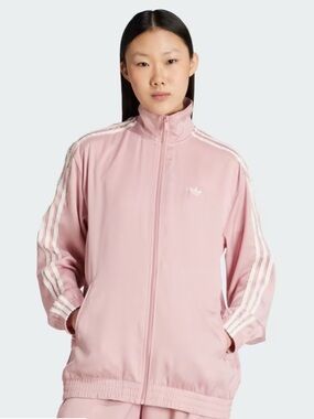 Adidas Originals Satin TT Track Top Wonder Mauve- NWT